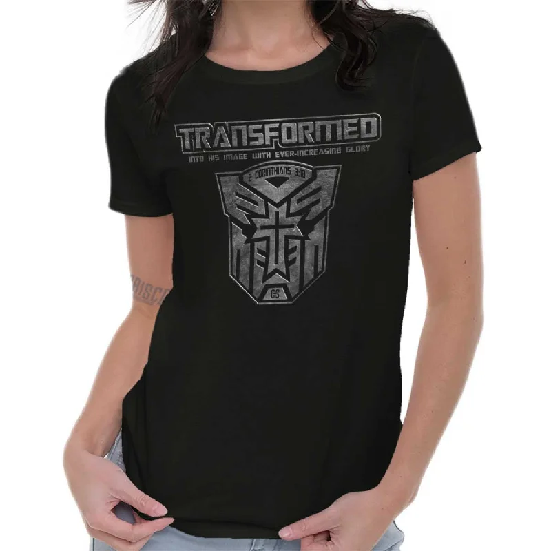 Transformed Christian Ladies T Shirt Tailored