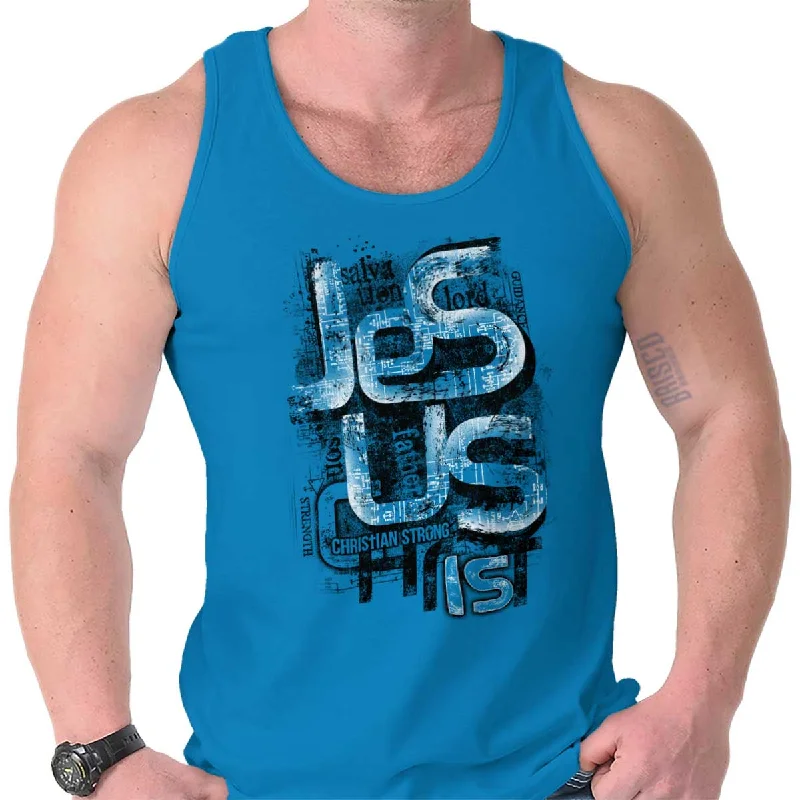 Jesus Christ Tank Top Elegant Men's Cashmere