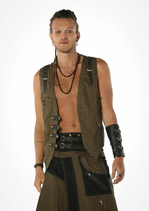 City Punk Vest Youthful Men's Pop