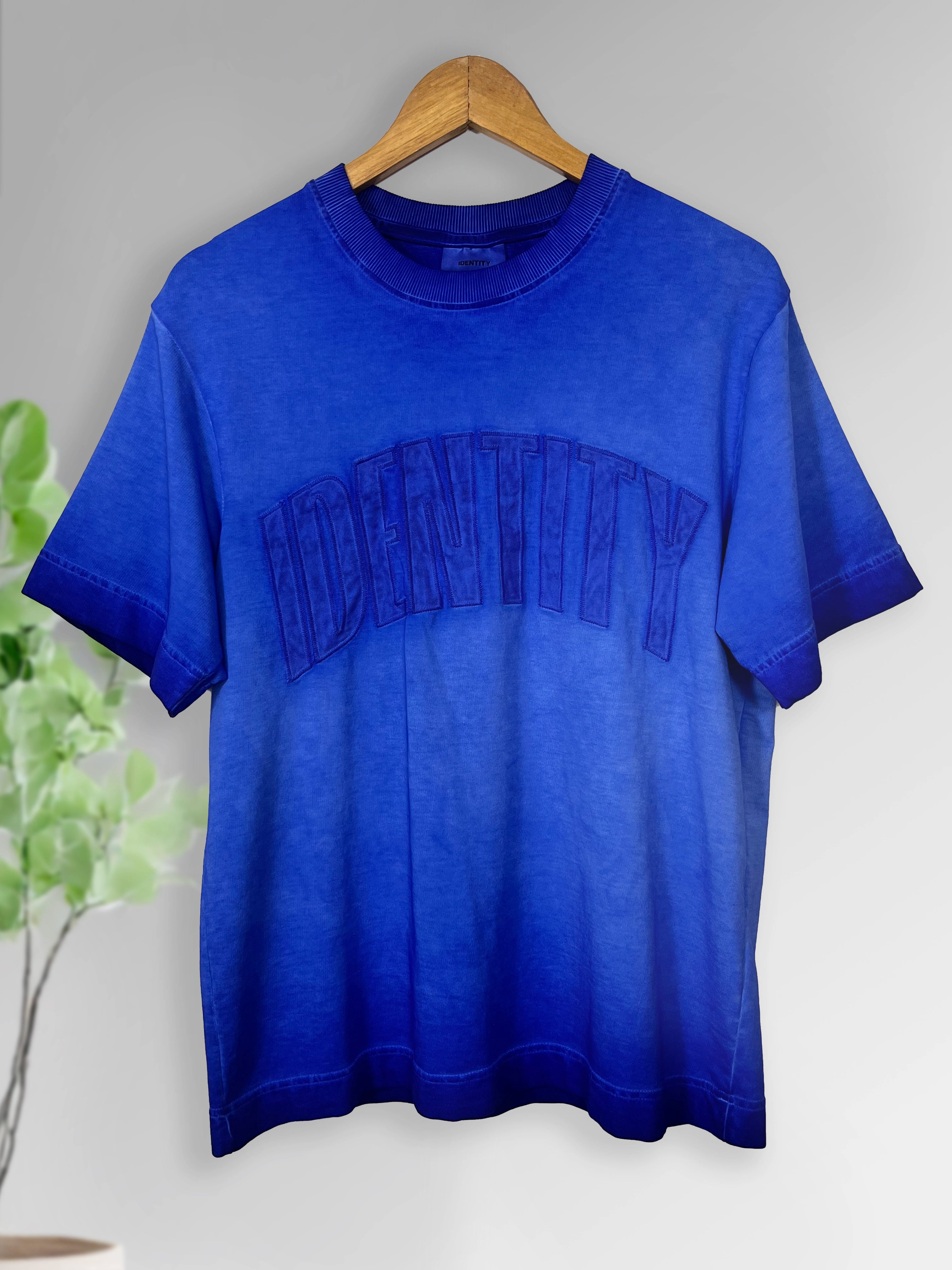 Identity Applique | Identity Is Everything | Oversized T-shirt | Blue Refined Men's Hand